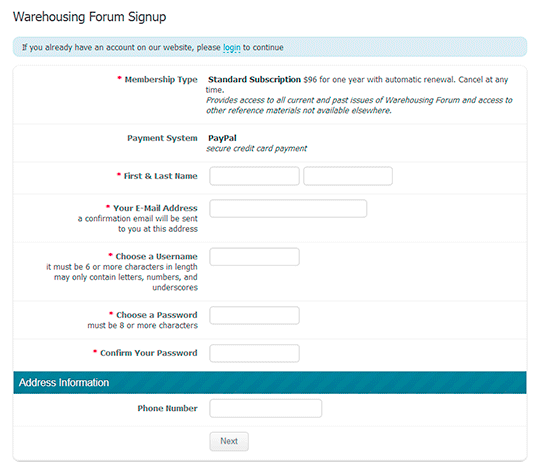 How to sign up
